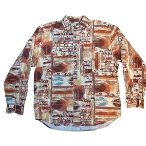 The Territory Ahead Southwest Print Shirt size L